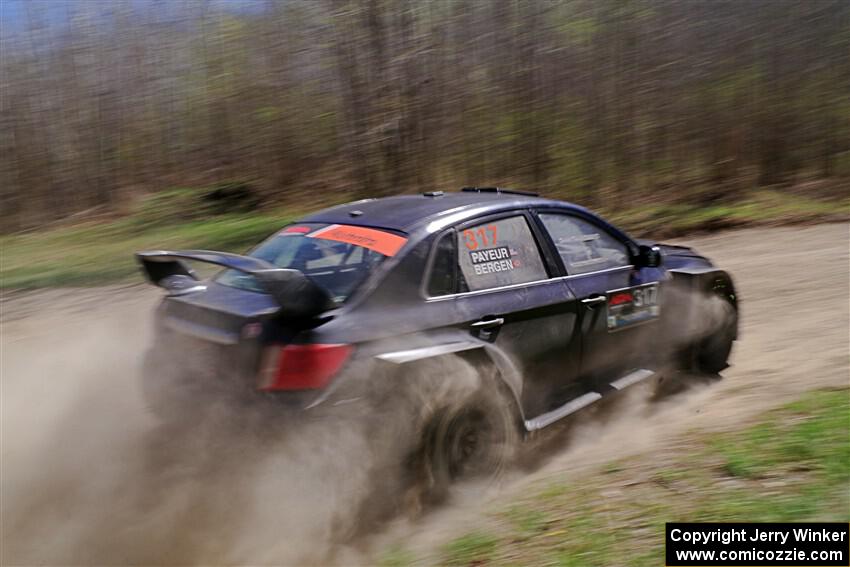 Daryl Bergen / Lorelai Payeur Subaru WRX STi on SS2, Kabekona I.
