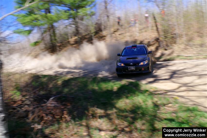 Corey Morris / Zane Morris Subaru WRX STi on SS2, Kabekona I.
