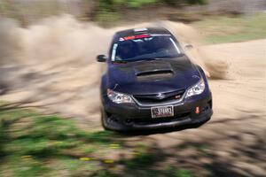Corey Morris / Zane Morris Subaru WRX STi on SS2, Kabekona I.