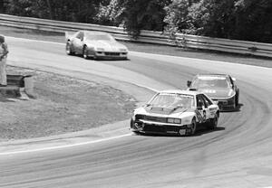 Tom Gloy's Mercury Capri, Paul Miller's Porsche 924 Carrera Turbo and Paul DePirro's Chevy Camaro