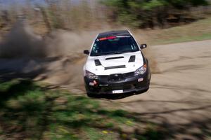 Josh Kemp / Danielle Kemp Subaru WRX on SS2, Kabekona I.
