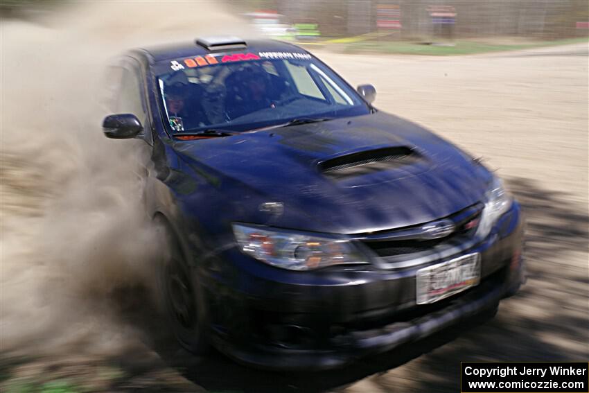 Corey Morris / Zane Morris Subaru WRX STi on SS2, Kabekona I.