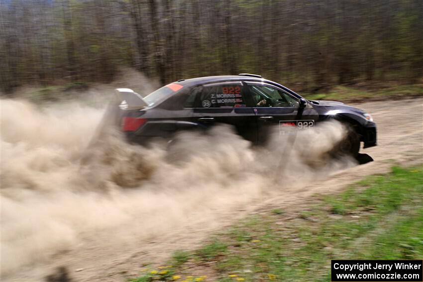 Corey Morris / Zane Morris Subaru WRX STi on SS2, Kabekona I.