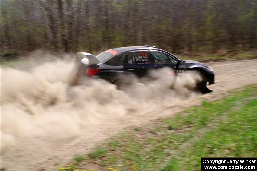 Corey Morris / Zane Morris Subaru WRX STi on SS2, Kabekona I.