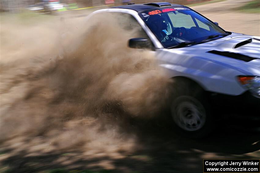 Josh Kemp / Danielle Kemp Subaru WRX on SS2, Kabekona I.
