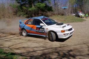 Tyler Matalas / Dustin Sharkozy Subaru Impreza LX on SS2, Kabekona I.