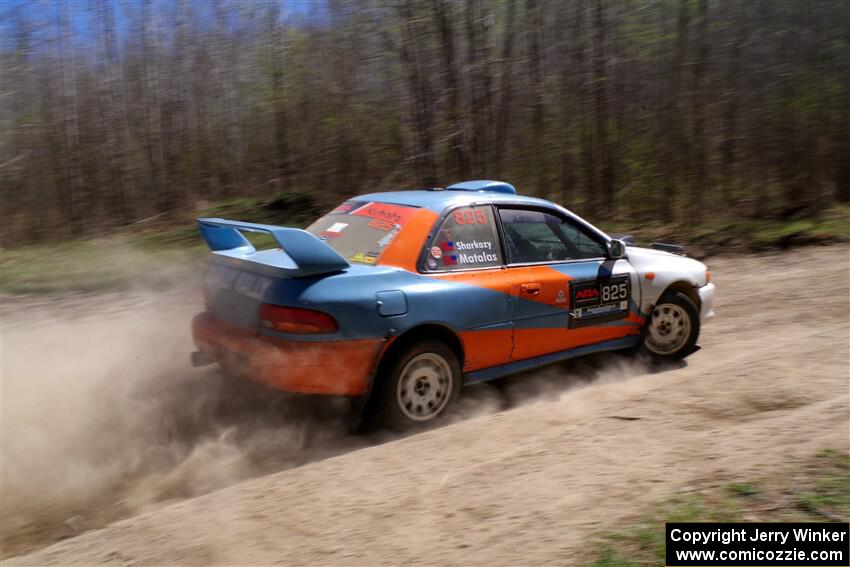Tyler Matalas / Dustin Sharkozy Subaru Impreza LX on SS2, Kabekona I.