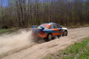 Tyler Matalas / Dustin Sharkozy Subaru Impreza LX on SS2, Kabekona I.