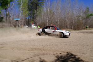 Jason Cook / Maggie Tu Subaru WRX on SS2, Kabekona I.