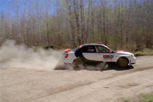 Jason Cook / Maggie Tu Subaru WRX on SS2, Kabekona I.