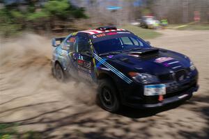 Matt James / Jackie James Subaru Impreza on SS2, Kabekona I.