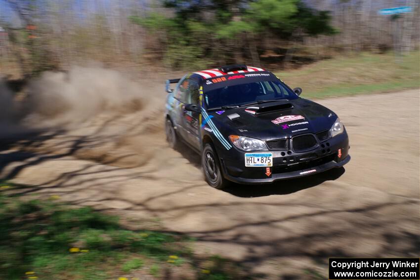 Matt James / Jackie James Subaru Impreza on SS2, Kabekona I.