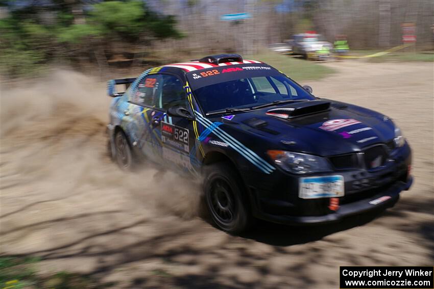 Matt James / Jackie James Subaru Impreza on SS2, Kabekona I.