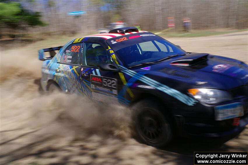 Matt James / Jackie James Subaru Impreza on SS2, Kabekona I.