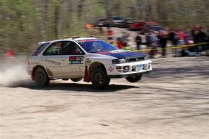 Aidan Hicks / John Hicks Subaru Impreza Wagon on SS3, Steamboat II.