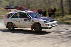 Aidan Hicks / John Hicks Subaru Impreza Wagon on SS3, Steamboat II.