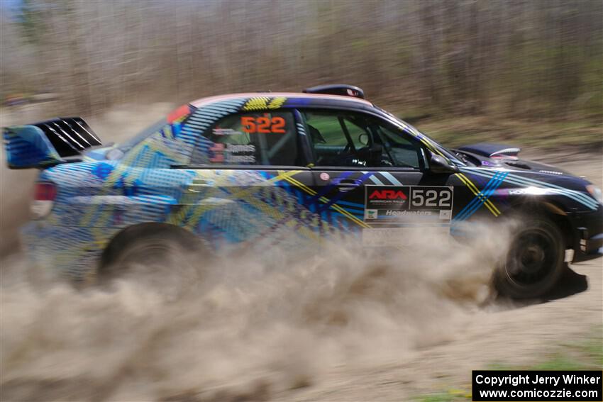 Matt James / Jackie James Subaru Impreza on SS2, Kabekona I.