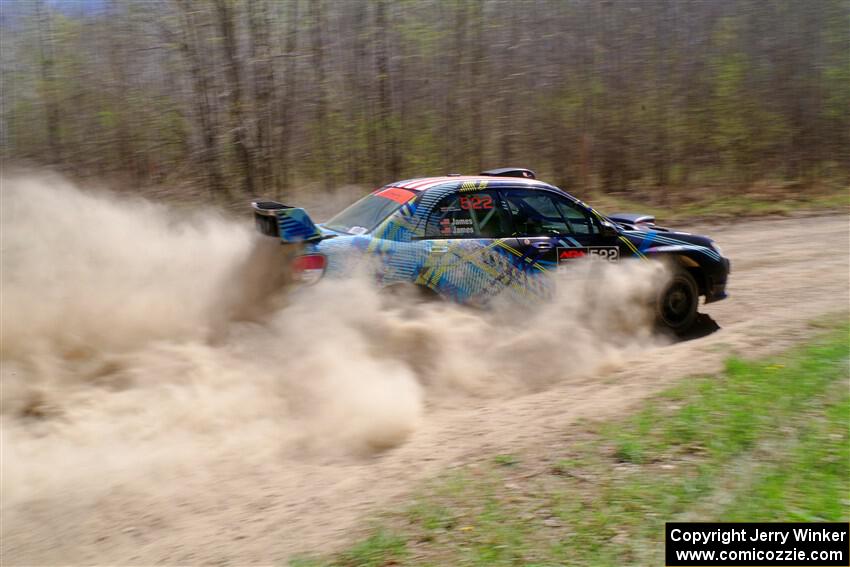 Matt James / Jackie James Subaru Impreza on SS2, Kabekona I.