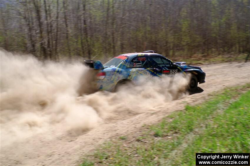 Matt James / Jackie James Subaru Impreza on SS2, Kabekona I.