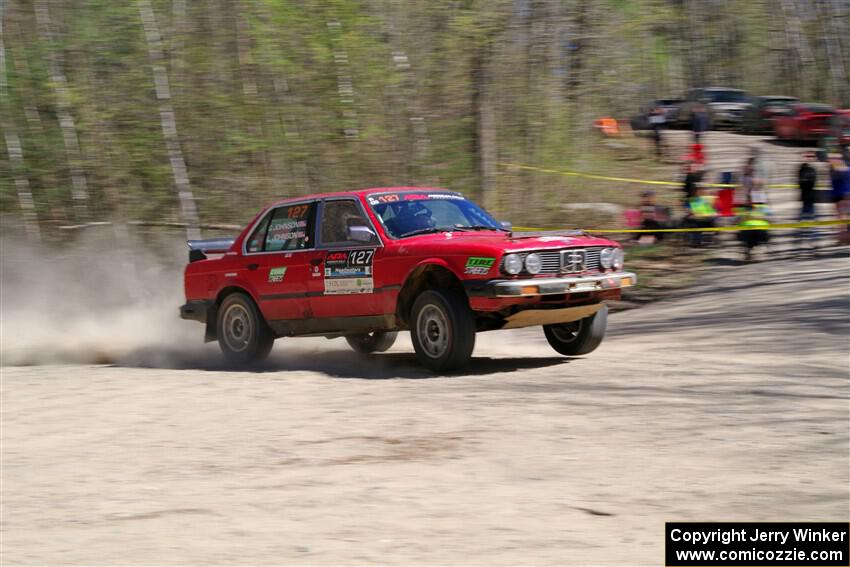 Levi Johnson / Griffin Johnson BMW 325e on SS3, Steamboat II.