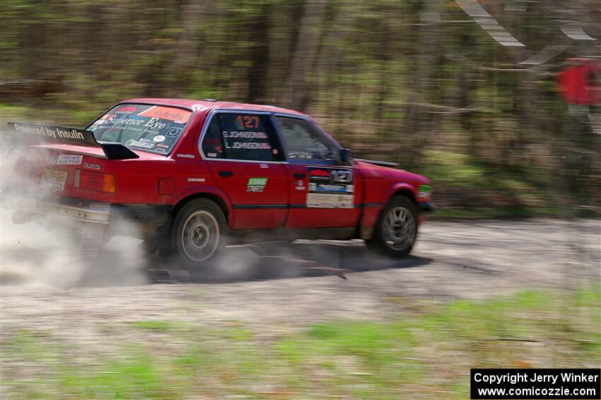 Levi Johnson / Griffin Johnson BMW 325e on SS3, Steamboat II.
