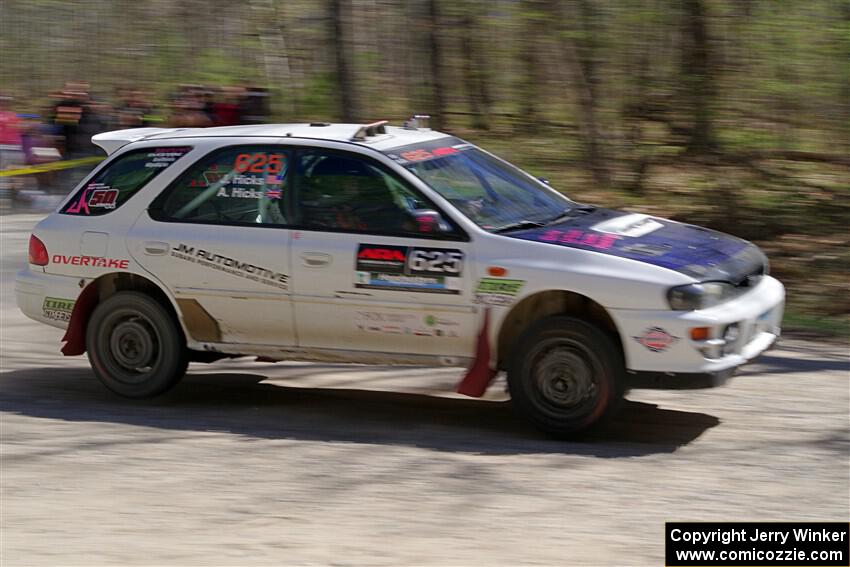 Aidan Hicks / John Hicks Subaru Impreza Wagon on SS3, Steamboat II.