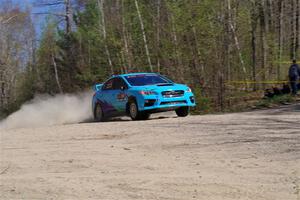 Jamey Randall / Andrew Rausch Subaru WRX on SS3, Steamboat II.
