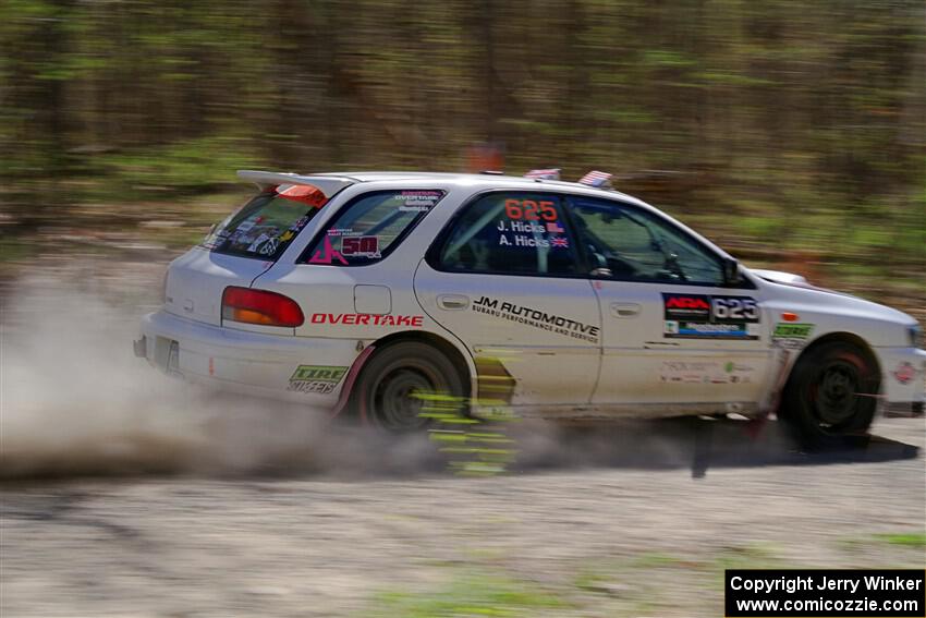 Aidan Hicks / John Hicks Subaru Impreza Wagon on SS3, Steamboat II.