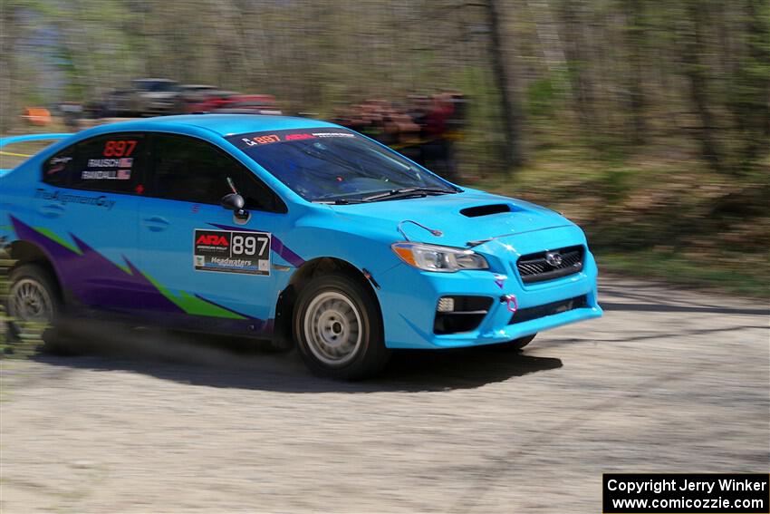 Jamey Randall / Andrew Rausch Subaru WRX on SS3, Steamboat II.