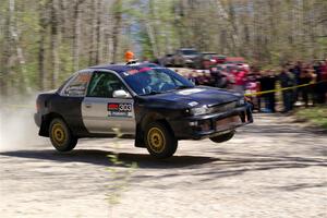 Travis Mattonen / Anikka Nykanen Subaru Impreza on SS3, Steamboat II.