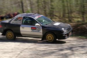 Travis Mattonen / Anikka Nykanen Subaru Impreza on SS3, Steamboat II.