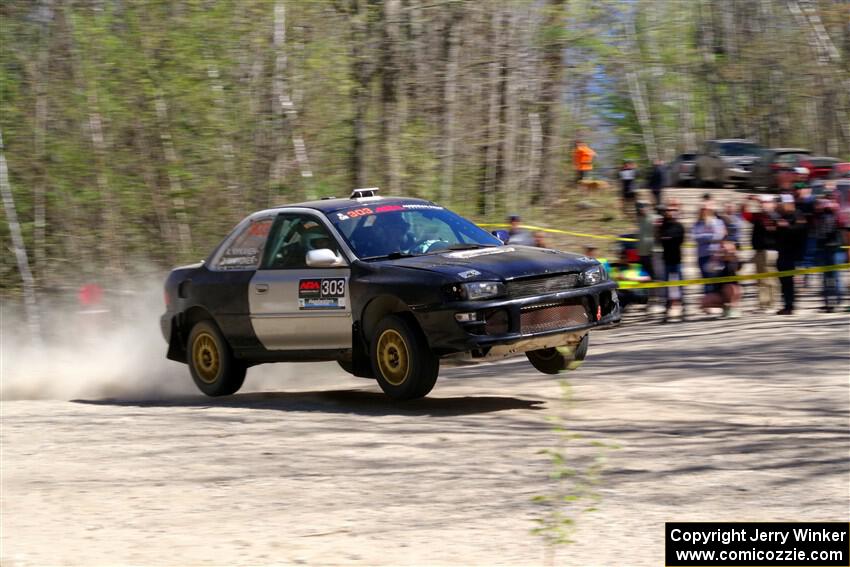 Travis Mattonen / Anikka Nykanen Subaru Impreza on SS3, Steamboat II.