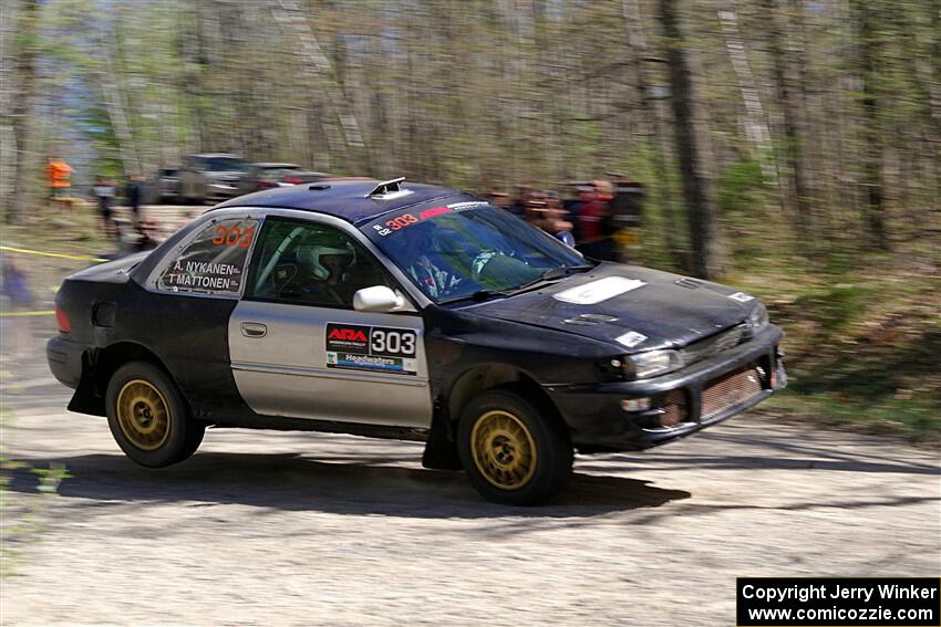 Travis Mattonen / Anikka Nykanen Subaru Impreza on SS3, Steamboat II.