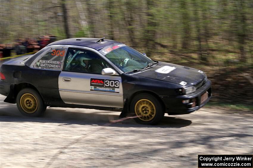 Travis Mattonen / Anikka Nykanen Subaru Impreza on SS3, Steamboat II.