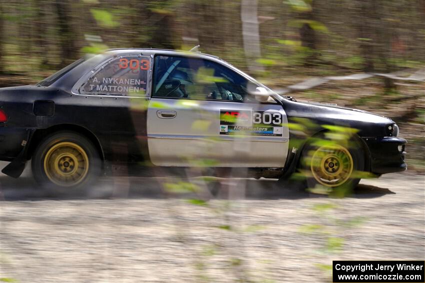 Travis Mattonen / Anikka Nykanen Subaru Impreza on SS3, Steamboat II.