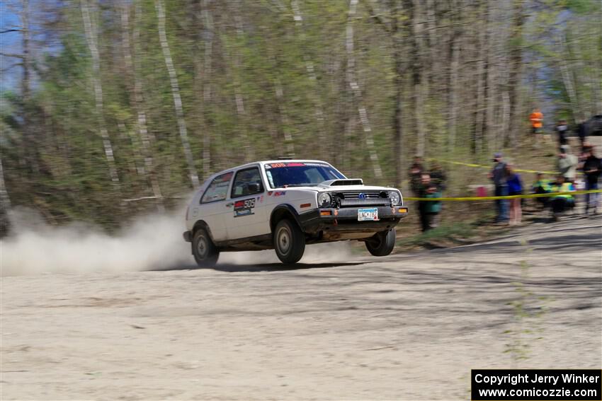 Josh Nykanen / Matt Nykanen VW GTI on SS3, Steamboat II.
