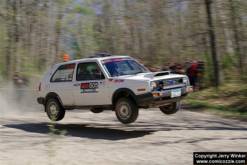 Josh Nykanen / Matt Nykanen VW GTI on SS3, Steamboat II.