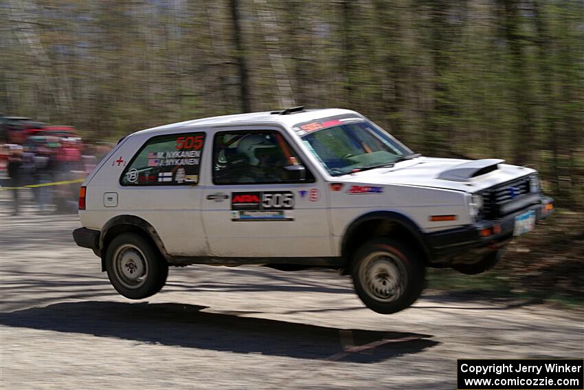 Josh Nykanen / Matt Nykanen VW GTI on SS3, Steamboat II.