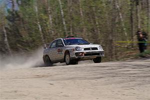 Peter Farrow / Jackson Sedivy Subaru WRX on SS3, Steamboat II.