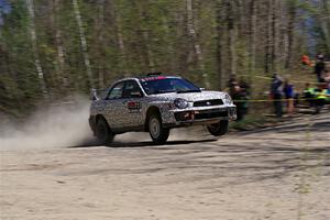 Peter Farrow / Jackson Sedivy Subaru WRX on SS3, Steamboat II.