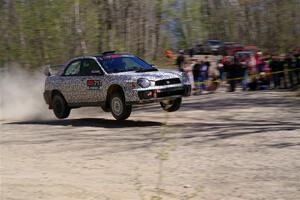 Peter Farrow / Jackson Sedivy Subaru WRX on SS3, Steamboat II.