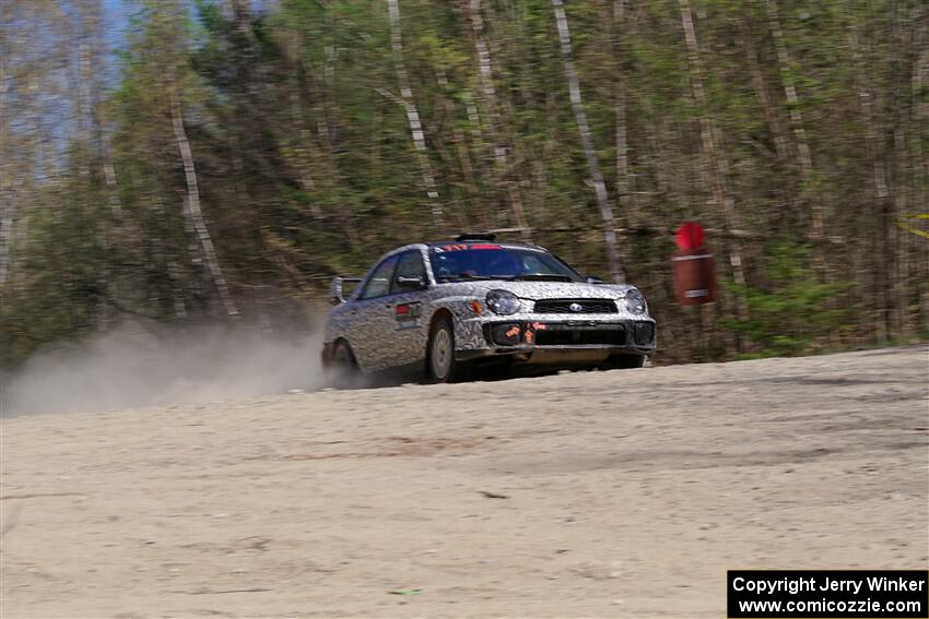 Peter Farrow / Jackson Sedivy Subaru WRX on SS3, Steamboat II.
