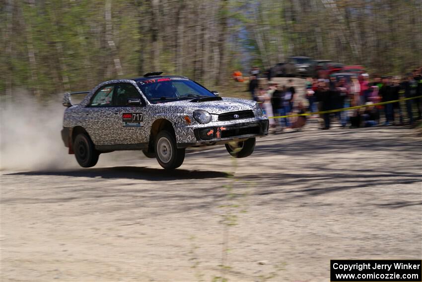 Peter Farrow / Jackson Sedivy Subaru WRX on SS3, Steamboat II.