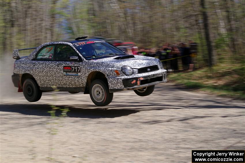 Peter Farrow / Jackson Sedivy Subaru WRX on SS3, Steamboat II.