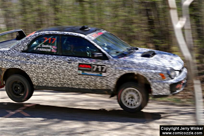 Peter Farrow / Jackson Sedivy Subaru WRX on SS3, Steamboat II.