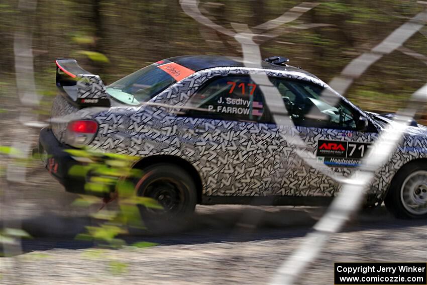 Peter Farrow / Jackson Sedivy Subaru WRX on SS3, Steamboat II.