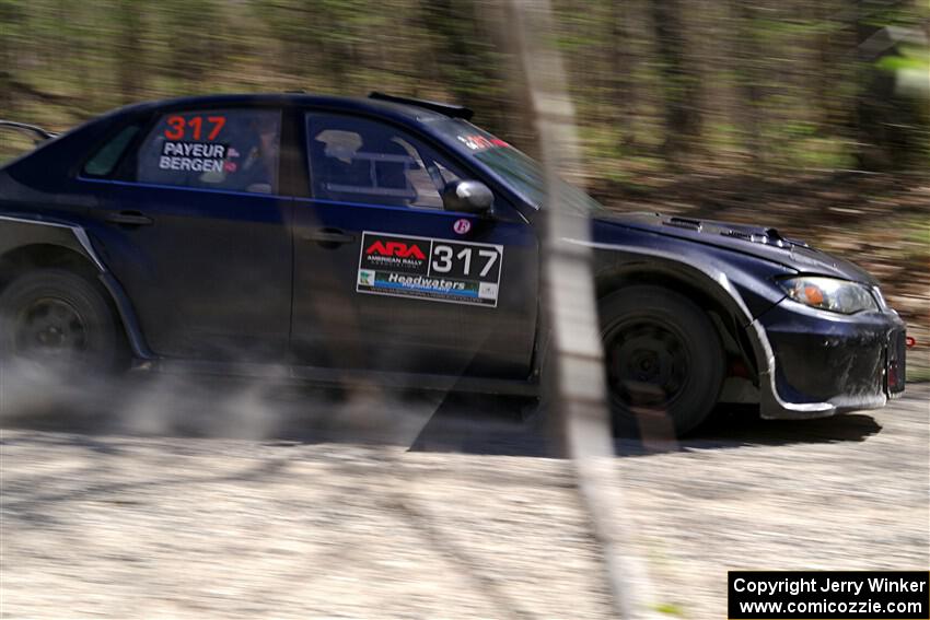Daryl Bergen / Lorelai Payeur Subaru WRX STi on SS3, Steamboat II.
