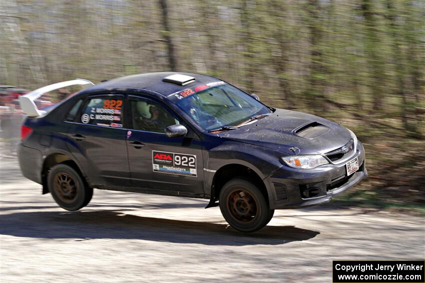 Corey Morris / Zane Morris Subaru WRX STi on SS3, Steamboat II.