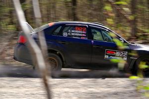 Corey Morris / Zane Morris Subaru WRX STi on SS3, Steamboat II.
