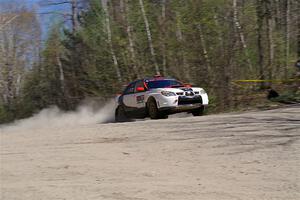 Jason Cook / Maggie Tu Subaru WRX on SS3, Steamboat II.